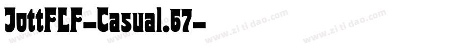 JottFLF-Casual.67字体转换