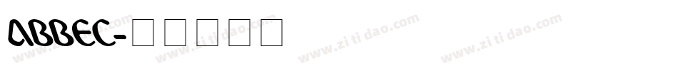 ABBEC字体转换