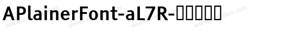 APlainerFont-aL7R字体转换