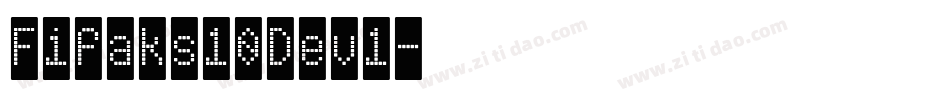 Fifaks10Dev1字体转换