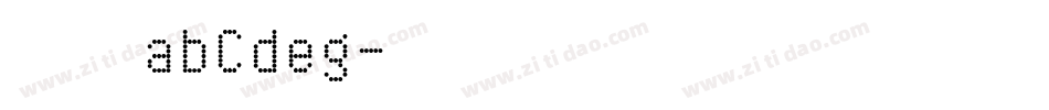 楷书abCdeg字体转换
