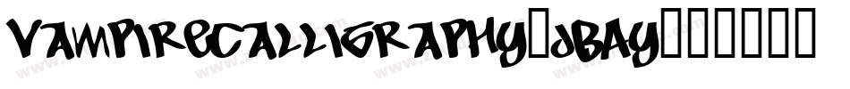 Vampirecalligraphy-jBAy字体转换