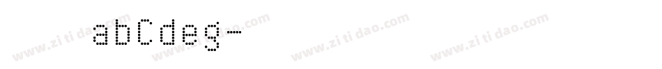 楷书abCdeg字体转换