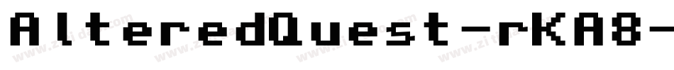 AlteredQuest-rKA8字体转换