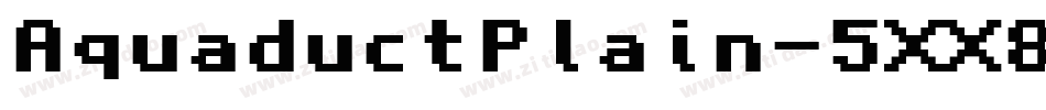 AquaductPlain-5XX8字体转换