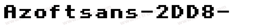 Azoftsans-2DD8字体转换
