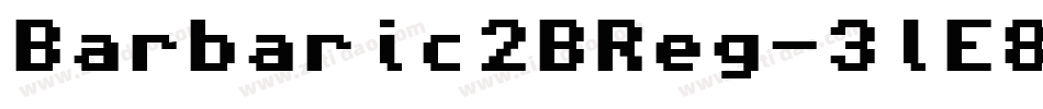 Barbaric2BReg-3lE8字体转换