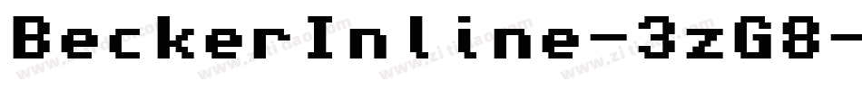 BeckerInline-3zG8字体转换