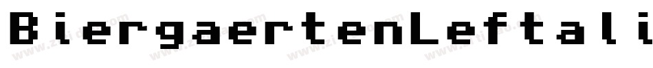 BiergaertenLeftalic-5pM8字体转换