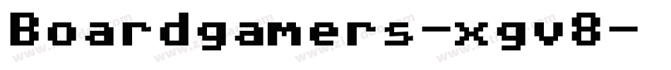Boardgamers-xgv8字体转换