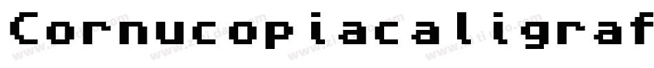 Cornucopiacaligrafica-3oD8字体转换