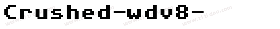 Crushed-wdv8字体转换