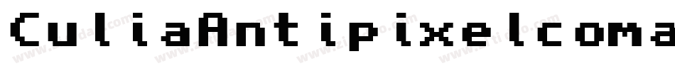 CuliaAntipixelcomar-5Ej8字体转换
