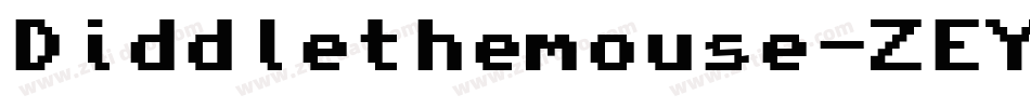 Diddlethemouse-ZEY8字体转换