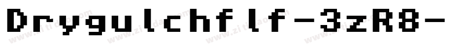 Drygulchflf-3zR8字体转换