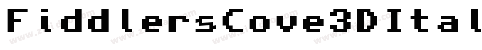 FiddlersCove3DItalic-2pp8字体转换