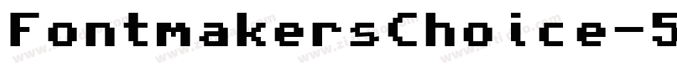FontmakersChoice-5yR8字体转换