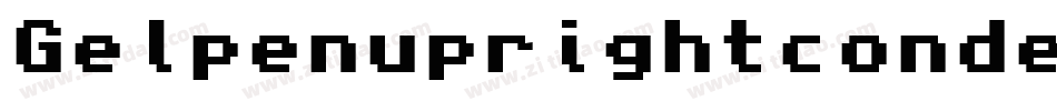 Gelpenuprightcondensed-rwg8字体转换