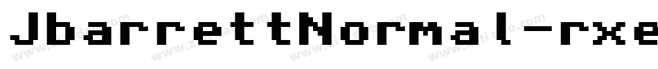 JbarrettNormal-rxe8字体转换