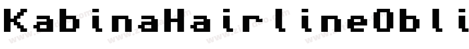KabinaHairlineOblique-OPR8字体转换