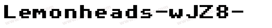 Lemonheads-wJZ8字体转换
