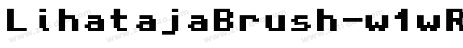 LihatajaBrush-w1wR8字体转换