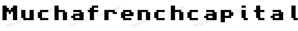 Muchafrenchcapitals-xxm8字体转换