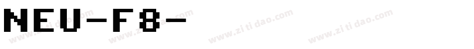 NEU-F8字体转换