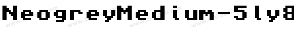 NeogreyMedium-5ly8字体转换