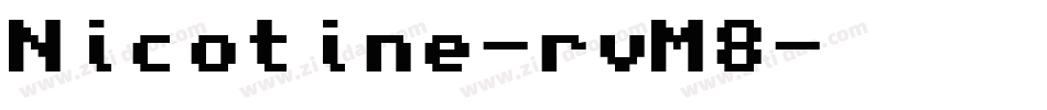 Nicotine-rvM8字体转换