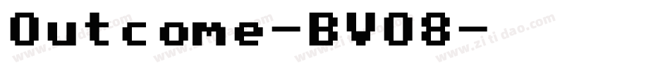 Outcome-BVO8字体转换