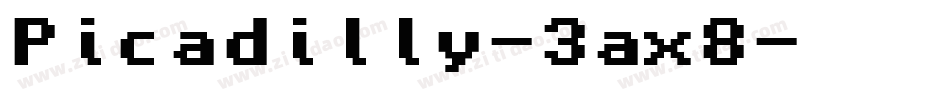 Picadilly-3ax8字体转换