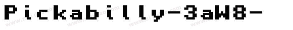Pickabilly-3aW8字体转换