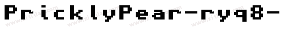 PricklyPear-ryq8字体转换
