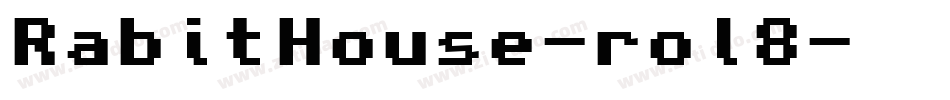 RabitHouse-rol8字体转换