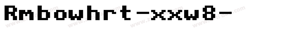 Rmbowhrt-xxw8字体转换