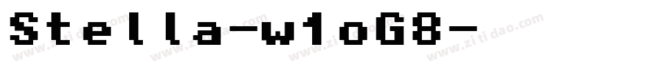 Stella-w1oG8字体转换