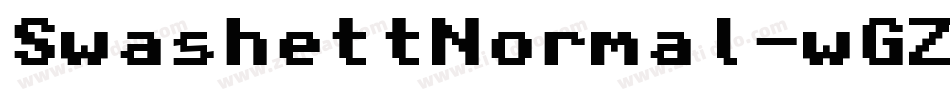 SwashettNormal-wGZ8字体转换