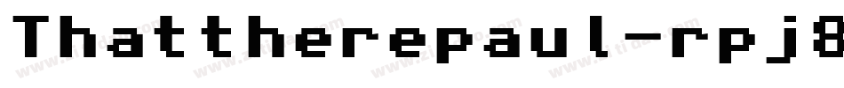 Thattherepaul-rpj8字体转换