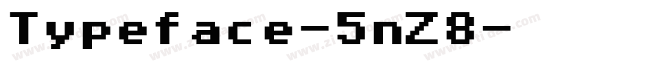 Typeface-5nZ8字体转换