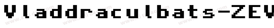 Vladdraculbats-ZEV8字体转换