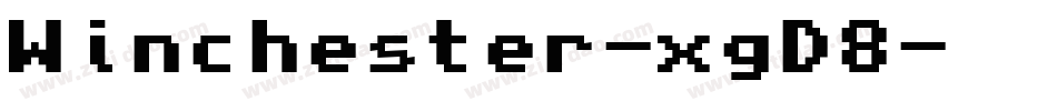 Winchester-xgD8字体转换