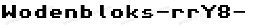 Wodenbloks-rrY8字体转换