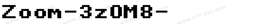 Zoom-3zOM8字体转换