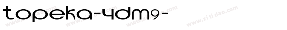Topeka-4dm9字体转换