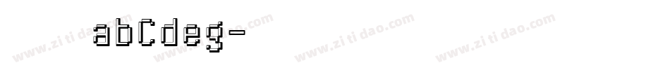 楷书abCdeg字体转换