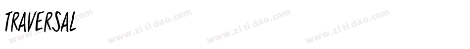 Traversal字体转换