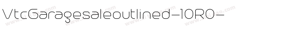 VtcGaragesaleoutlined-10R0字体转换