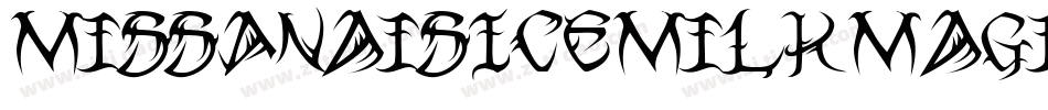 MissAnaisIcemilkMagic-GElg字体转换