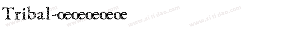 Tribal字体转换